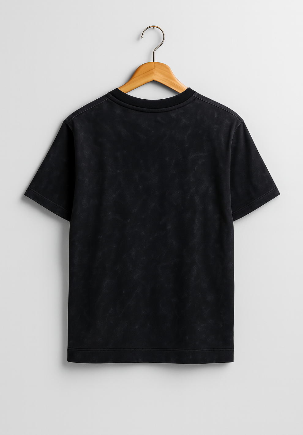 Acid Wash Oversized Black Tee | Vintage Streetwear Edition