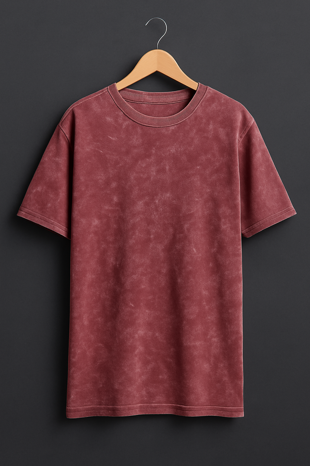 Vintage Red Acid Wash Oversized Tee | Streetwear Edition