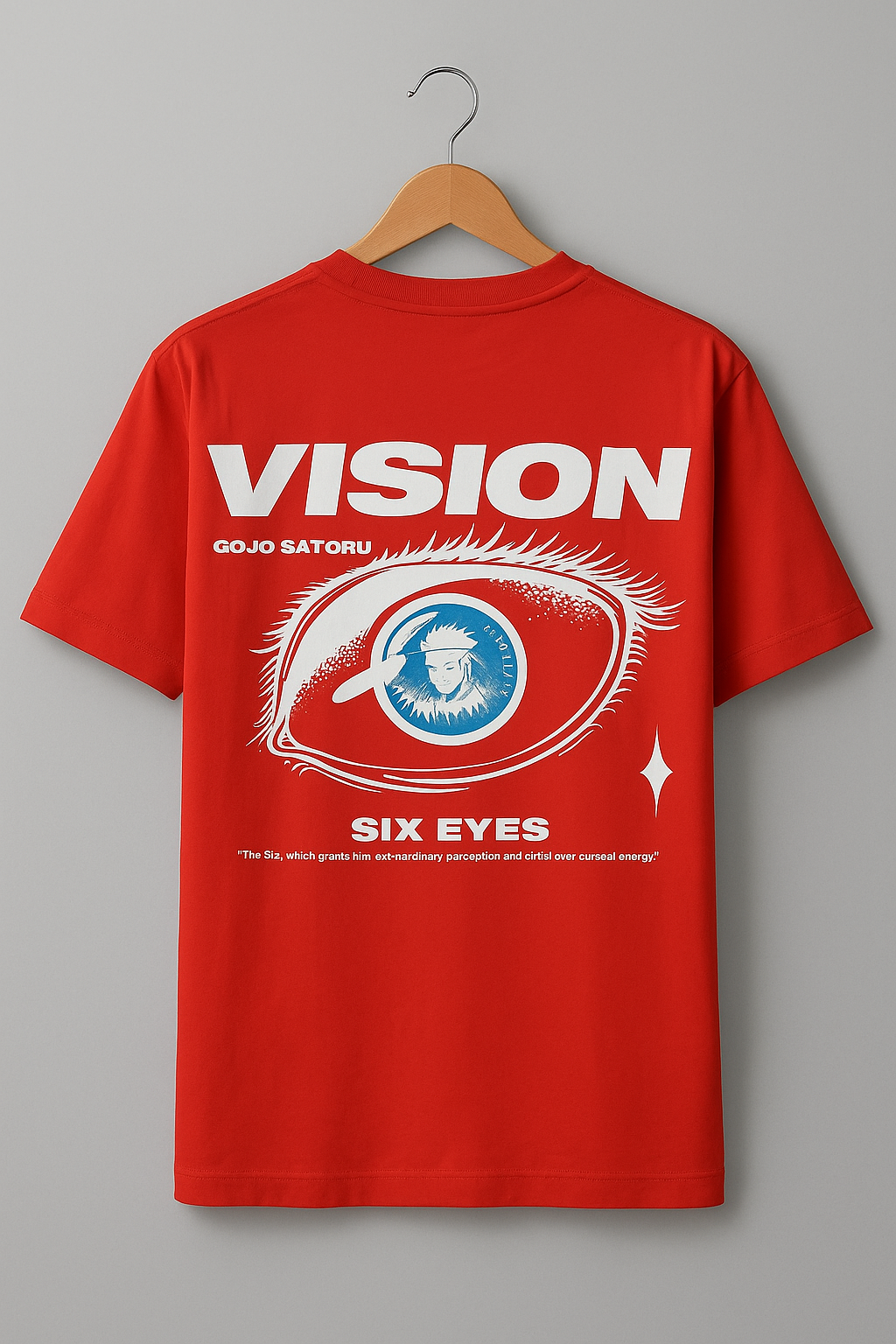 Premium Oversized Red Graphic T-Shirt