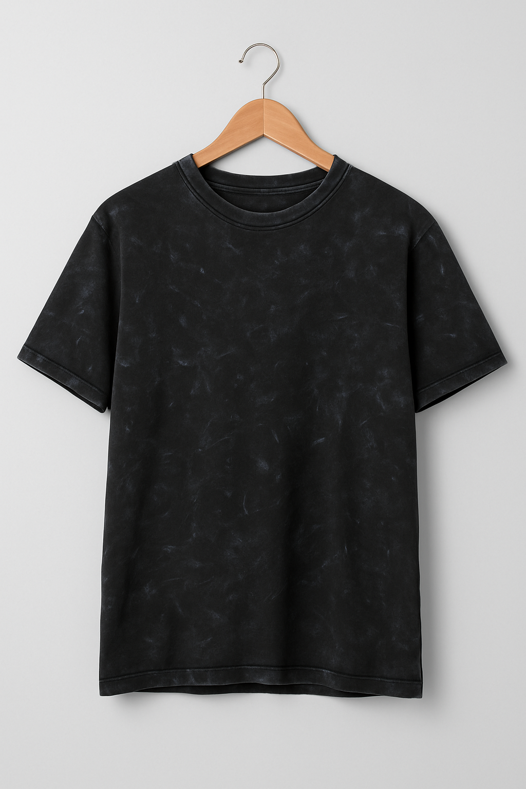 Acid Wash Oversized Black Tee | Vintage Streetwear Edition